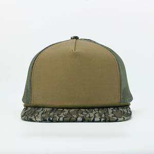 หมวกเบสบอลแบบ Snapback ลายพรางแบบกำหนดเอง หมวกทรง Trucker แบบ Flat Bill ลายพราง หมวกกีฬาแบบปรับได้ ผลิตในเวียดนาม (OEM) - Product Image 3