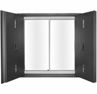 Persianas de Ventana Antivandálicas de Acero de Doble Apertura de Estilo Moderno para la Seguridad de Contenedores de Envío