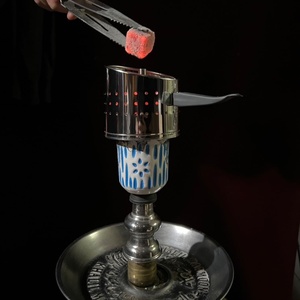Parabrisas útil para bar de shisha, HMD 2 en 1, soporte para carbones de cachimba, accesorio de shisha con partición, equipo de gestión de calor - Product Image 2