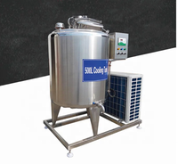 Réservoir de réfrigération pour lait de 500 litres pour le stockage du lait de vache, du lait de chèvre, du lait de buffle, du lait de yack, du lait de cheval, du lait d'âne