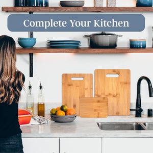 Meilleures ventes : Ensemble de planches à découper <span class=keywords><strong>en</strong></span> bambou avec poignée, planches à découper pour légumes, pour une utilisation <span class=keywords><strong>en</strong></span> cuisine - Product Image 5