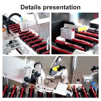 Máquina Etiquetadora Automática Inteligente con Posicionamiento Visual para Lápices de Cejas, Personalizada de Fábrica, Aplicadora de Etiquetas para Lápices de Belleza