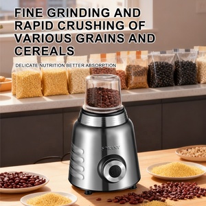 Licuadora Eléctrica Sokany de 6 Cuchillas, Molinillo <span class=keywords><strong>Auxiliar</strong></span> de Alimentos, Licuadora para Frutas y Verduras, Pequeña, de Plástico para <span class=keywords><strong>Cocina</strong></span> - Product Image 3