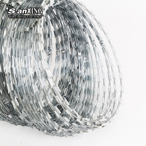 Fil barbelé anti-escalade en spirale concertina, galvanisé à chaud, diamètre personnalisé - Product Image 4
