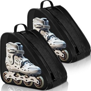Sac à roulettes/sac à patins à glace respirant en Oxford de grande capacité avec fermeture éclair pour garçons, filles et adultes - Product Image 1