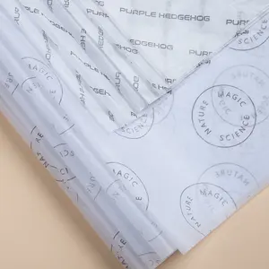 17G/25G Waterdicht Gerecycled Custom Geschenkverpakking Zijde Inpakpapier Voor Schoenen Kleding Met Bedrijfslogo Naam