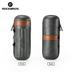 ROCKBROS Boîte à outils de réparation de vélo Boîte de rangement portable pour vélo Pièces de réparation Équipement de stockage Matériau PU + EVA 0.73L - Product Image 1