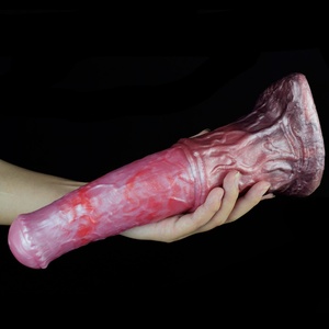 YOCY Dildo de Caballo de 26cm, Masajeador de Punto G, Juguetes Sexuales para Hombres, Plug Anal con Textura de Relieve, Silicona Suave, Fantasía Animal, Tienda Erótica - Product Image 4