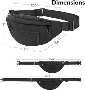 カスタムミニ刺繍クロスボディスポーツクロススリング小型ロングストリップシングル女性用男性ショルダーバッグカスタムメッセンジャーバッグ - Product Image 3