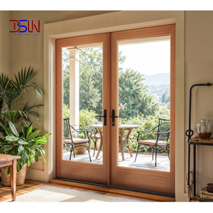 Porte à battant moderne en aluminium pour villa, sur mesure, résistante aux intempéries, à rupture de pont thermique, porte d'entrée sécurisée - Product Image 1