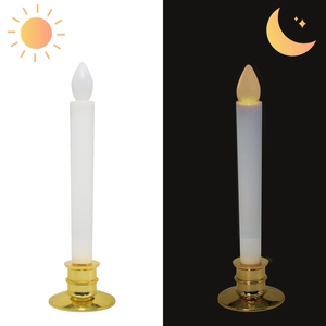 Led Flameless nhấp nháy nến Pin hoạt động hẹn giờ điện nến nổi cho ngày Valentine/đám cưới/cửa sổ trang trí nội thất - Product Image 3