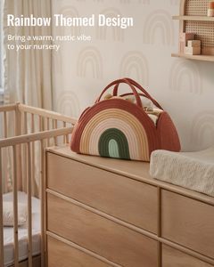 KUYUE-Panier pliant en corde tissé pour bébés, organisateur de couches pour nouveau-nés, garçons et filles - Product Image 3