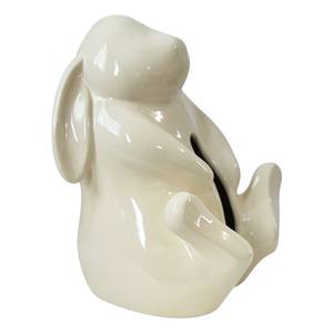 Boîte à mouchoirs en céramique <span class=keywords><strong>domestique</strong></span>, boîte à mouchoirs en forme de <span class=keywords><strong>lapin</strong></span> blanc couvercle de boîte à mouchoirs animal créatif personnalisé - Product Image 3