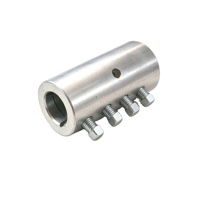 Accouplement d'arbre, coupleur rigide en acier et aluminium pour la connexion de l'arbre d'entraînement des portes de garage industrielles
