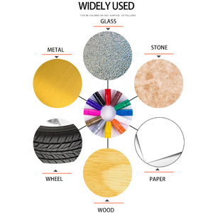 Sipa SP518 7MM <span class=keywords><strong>indelebile</strong></span> inchiostro artistico <span class=keywords><strong>colore</strong></span> vuoto acrilico permanente impermeabile <span class=keywords><strong>pennarello</strong></span> Jumbo <span class=keywords><strong>pennarello</strong></span> per pietra di metallo - Product Image 6