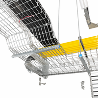 Panier en treillis métallique en acier inoxydable SS316 pour la pose de câbles industriels dans les environnements côtiers et chimiques