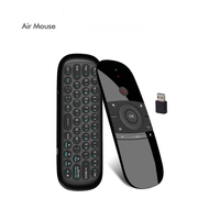 Pembuatan OEM Kustom W1 Air Mouse 2.4G Keyboard Mouse Nirkabel Dengan Sensor Gyro Remote Kontrol Game untuk TV Box