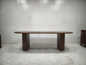 <strong>High</strong> <strong>End</strong> Hot Design Solid Wood <strong>Dining</strong> <strong>Table</strong> Indoor <strong>Dining</strong> Room Furniture Customized Size - Product Image 2