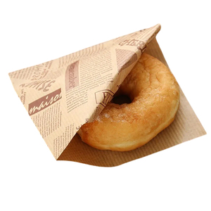 Túi giấy đựng bánh mì, bao bì kraft tùy chỉnh, bánh ngọt, bánh donut nhỏ, giá rẻ, hộp lớn dày, túi đựng bánh mì baguette, bánh mì, túi donut tùy chỉnh - Product Image 6