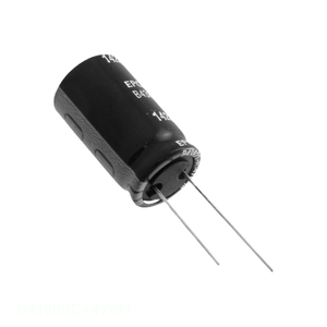 Condensador de canal del fabricante, de orificio pasante, de aluminio, 4700uF 20% 16V, radial, B41888C4478M - Product Image 1