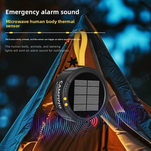 Nueva Lámpara LED de Camping, Lámpara de Ambiente, Impermeable, Portátil, con Cable de Almacenamiento, Lámpara Solar para Campamento con Sensor de Movimiento - Product Image 4