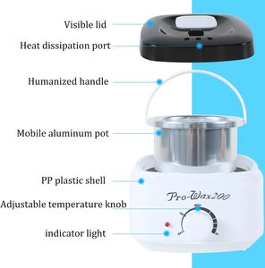 140°C <b>Wax</b> Warmer Adjustable Temperature <b>Wax</b> Heater for Hard <b>Wax</b> Beans and Paraffin - Product Image 2
