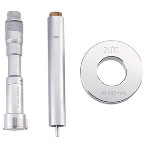 ไมโครมิเตอร์วัดรูภายในแบบสามจุด Fervi ขนาด 30-40 มม. สำหรับรูทึบ - Product Image 1