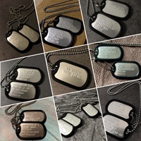 Collares con Placas de Identificación Personalizadas al por Mayor, de Acero Inoxidable y Silicona, con Nombre, Logotipo, Etiquetas Tácticas Militares para Perros