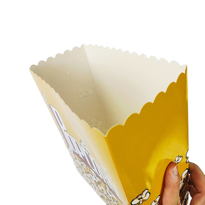 Tùy chỉnh in logo thiết kế dùng một lần các tông kraft giấy bỏng ngô hộp cho lò vi sóng sử dụng bỏng ngô container - Product Image 5