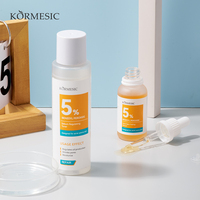 KORMESIC, venta al por mayor, OEM Etiqueta Privada, 130ml, calmante, antiacné, 5% ml, peróxido de benzoilo, tónico Facial regulador de sebo para la cara