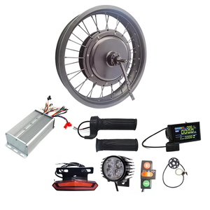 Kit de conversion de moteur de moyeu arrière à rayons pour vélo électrique, pour vélo à pneus larges de 20 pouces (20x4.0), haute vitesse 80-90 km/h, 60V 72V 3000W, pour neige - Product Image 1