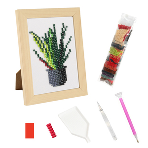 5D Mini Diamant Peinture Plante Fleur Kit avec Cadre Peinture Gem <span class=keywords><strong>Art</strong></span> <span class=keywords><strong>Club</strong></span> Kit Collection - Product Image 1