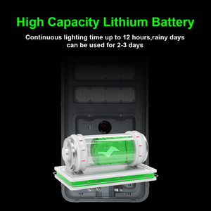 Kcd ngoài trời tất cả trong một tự động mờ 300 Watts chất lượng hàng đầu thông minh tích hợp thương mại <span class=keywords><strong>LED</strong></span> năng lượng mặt trời ánh sáng đường phố với cảm biến chuyển động - Product Image 5