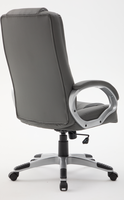 Chaise de bureau pivotante ergonomique moderne et simple, en plastique, avec dossier en maille, base en fer, hauteur réglable, appui-tête réglable, garantie 3 ans