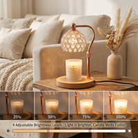 Vente en gros Lampe à cire fondante écologique Réchauffeur de lampe à bougie de luxe moderne parfumé avec minuterie gradateur