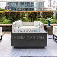Brasero en béton pour extérieur, braseros résistants aux intempéries pour patio et jardin, décoration de cheminée moderne pour la cour de la maison