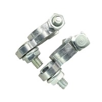 2x bornes de batterie automobiles en alliage d'aluminium, connecteur à déconnexion rapide 12/24V pour borne négative/positive de voiture