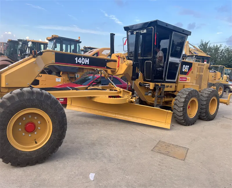 Used Motor Graders CAT 140H Original USA Caterpillar 140K 140H Motor Grader for sale