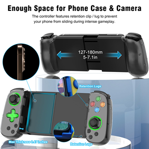 Ye D7 LED Joystick BT5.0 Wireless Portable Stretching Gamepad D6 Wireless <b>Game</b> Controller for Android Mobile Phone PC - Product Image 2