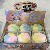 Jouet anti-stress en forme de patte de chat, couleur macaron, croquant et moelleux, jouet sensoriel ASMR pour adultes, cadeau