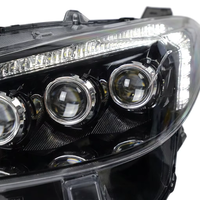 Longding pour Mazda 3 Axela 2014-2016 – Ensemble de phares LED automatiques 100W 12V 6500K, lentille bifocale en cristal à 4 segments, amélioration de la lampe avant