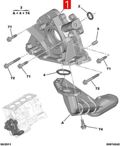Nouvelle <span class=keywords><strong>pompe</strong></span> à <span class=keywords><strong>huile</strong></span> moteur EW10 pour Peugeot 307307CC 307SW 407 408 508 Citroën <span class=keywords><strong>C4</strong></span> C5 OE 1001C7 1001F5 - Product Image 6