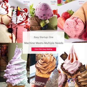 Machine à glaces automatique 3 saveurs, machine à glaces molles, machines à glaces commerciales <span class=keywords><strong>pour</strong></span> les entreprises, camion de glaces - Product Image 4