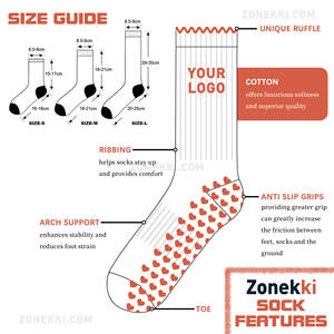 ज़ोनकी ट्रेंडिंग उत्पाद गुलाबी रिबन क्रू फीता टाई ढेर ढेर मोजे कस्टम योग भिगोते मोजे लैप पकड़ योग मोजे - Product Image 2