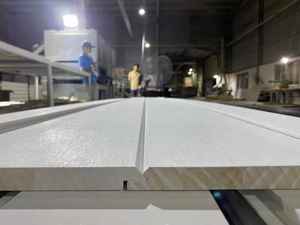 Stock Available Wood Mouldings Wood Pine Mouldings White Primed Radiata Pine Wood Nickel <b>Gap</b> Shiplap - Product Image 3
