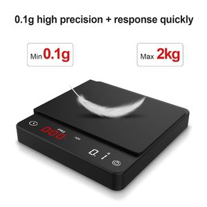 Báscula de Café de Alta Precisión Mini de 2 kg/0,1 g con Pantalla LED, Funciona con Batería, Apagado Automático, Báscula para Espresso - Product Image 6