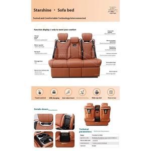 Sofá Cama Trasero de Cuero para Mercedes Vito V260 V-Class Metris Toyota Hiace Alphard, Asientos Modificados para Vehículos Comerciales - Product Image 3