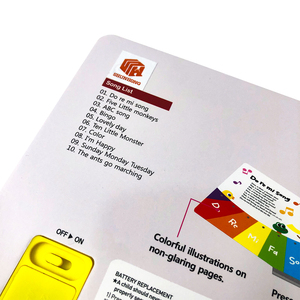 Chansons anglaises de qualité supérieure lisant un <span class=keywords><strong>livre</strong></span> sonore livres d'apprentissage audio pour enfants d'âge préscolaire - Product Image 4