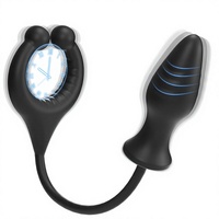 Masseur vibrant à 10 vitesses contrôlé par application, stimulation, charge magnétique USB, étanche, plug anal, jouets sexuels pour hommes