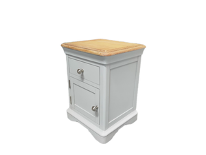 BRIGHTON RANGE Mesita de noche de madera 1 cajón Muebles de dormitorio modernos de la mejor calidad Mesita de noche inteligente Hoteles Fabricante de Vietnam - Product Image 2